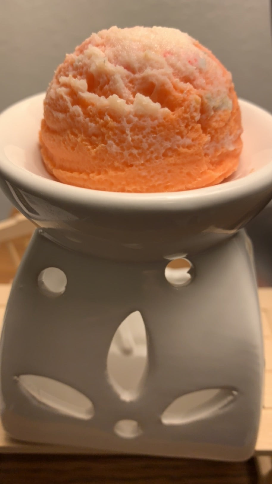 Peach Sherbet Punch w/Buttercream Icing Ice Cream