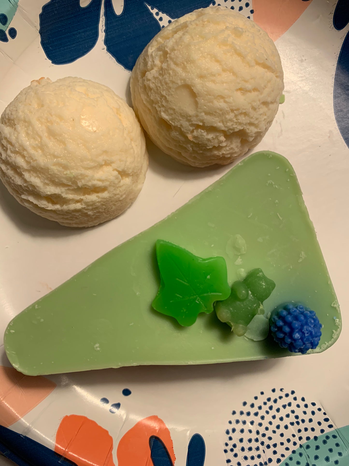 Lime Coconut with Gingerbread “Melting”